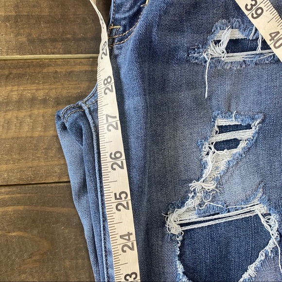 American Eagle Distressed Hi Rise Jeggings Sz 0 - Picture 10 of 10